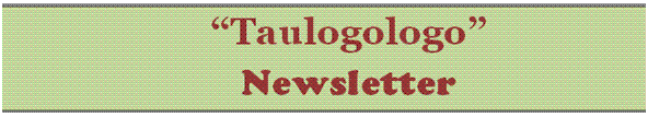 Taulogologo Newsletter