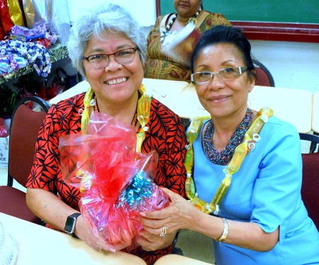 TED Director Shirley De La Rosa with Student Services Director Dr. Emilia Le’i